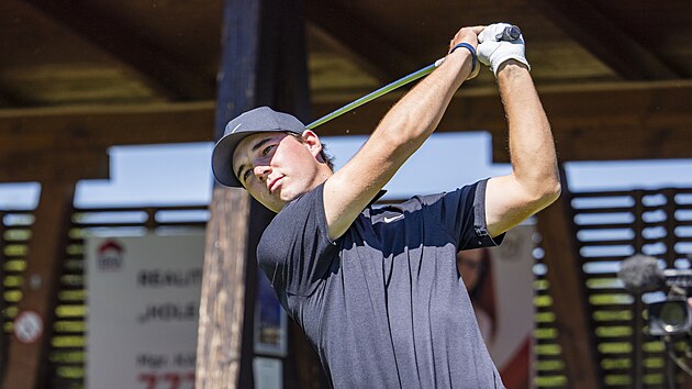 Filip Jakubk, amatrsk mistr Evropy v golfu. Rodk z Holeova je hrem GC Brno. (ervenec 2025)