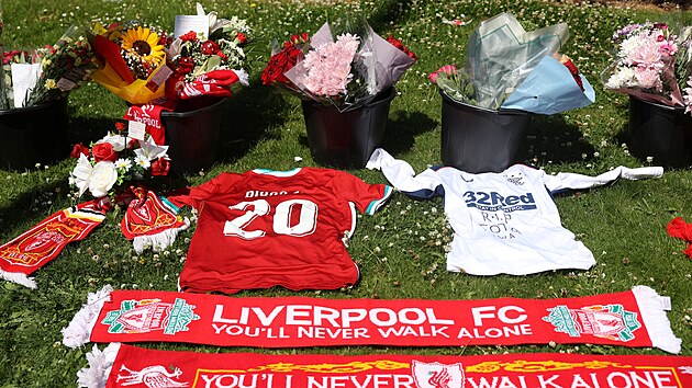 V Liverpoolu vzniklo po mrt Dioga Joty pietn msto kousek od stadionu Anfield.