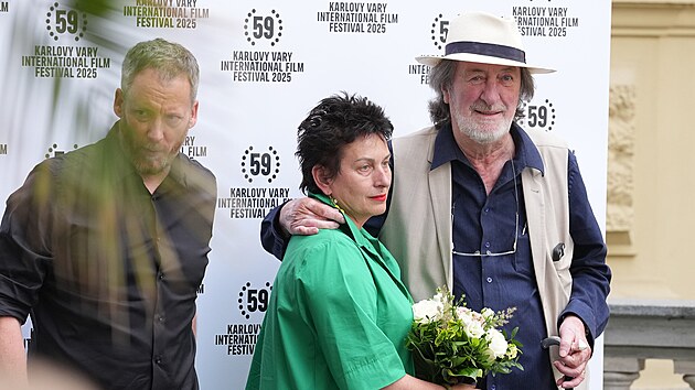 Na festival do Var dorazil i Bolek Polvka s manelkou Marcelou. (4. ervence 2025)