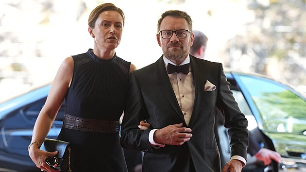 Na slavnostn zahjen Mezinrodnho filmovho festivalu v Karlovch Varech pichz host. (4. ervence 2025)