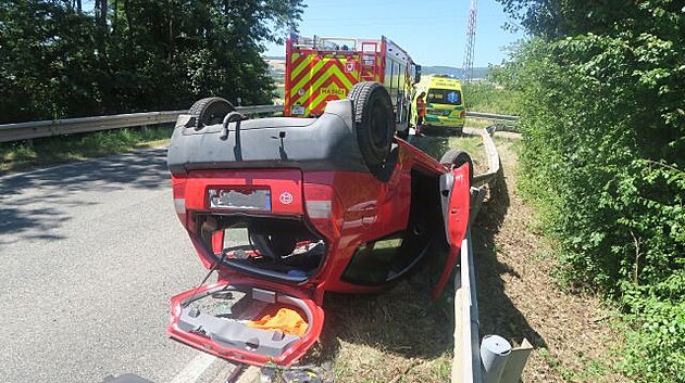 Ulomen ep u pednho kola stl za nehodou automobilu na Prostjovsku.