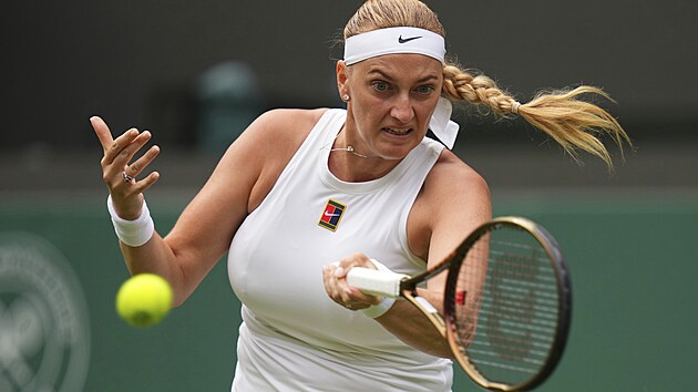 Petra Kvitov v prvnm kole Wimbledonu