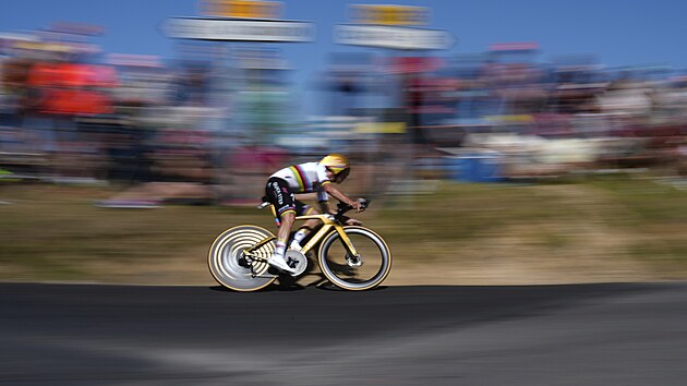 Remco Evenepoel na asovkskm specilu.