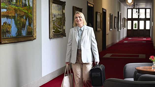 Ministryn obrany Jana ernochov pichz na jednn vldy (9. ervence 2025)