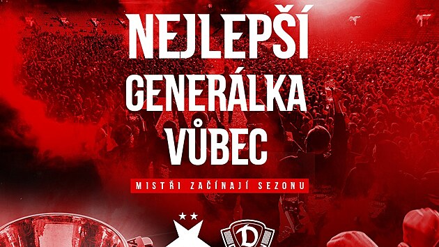 Slavia si zahraje generálku na ligu v Edenu proti Dynamu Dráany.