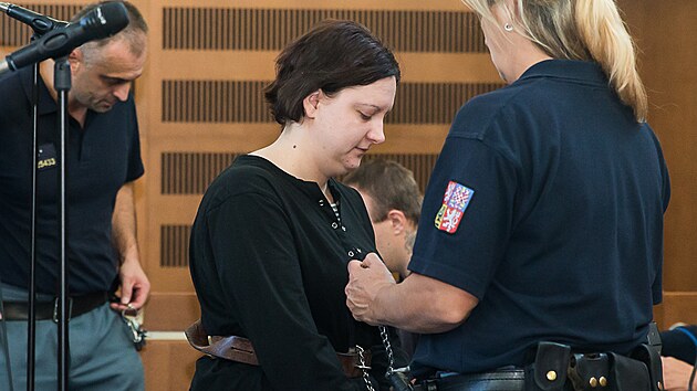 Petra Jankov u soudu (28. 9. 2018)