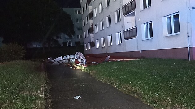 Hasii odstrauj nsledky siln non bouky ve Zlnskm kraji. (7. ervenec 2025) 