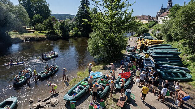 Vodci na Vltav. Trasa od Vyho Brodu do eskho Krumlova. (5. ervence 2025)