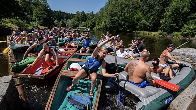 Vodci na Vltav. Trasa od Vyho Brodu do eskho Krumlova. (5. ervence 2025)