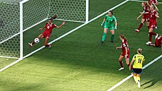 Frederikke Thogersenová z Dánska zachrauje situaci v poslední chvíli.