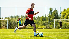 Obránce Jakub Klíma, posila fotbalist Zbrojovky Brno, na týmovém soustední v...