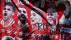 Liverpool�tí fanou�ci truchlí po úmrtí Dioga Joty.