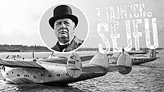 Z Ameriky se Churchill vydal v majestátním Boeingu 314.