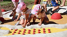 Novinku už v parku vyzkoušely děti z humpolecké školky Questo School a z dětské...
