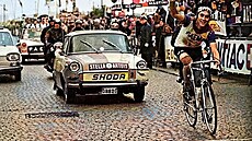 Dojezd závodu Kolem Flander (Ronde van Vlaanderen) z roku 1969. Z vítzství se...