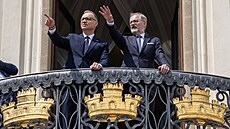 Pedseda vlády Petr Fiala (ODS) se setkal s konícím polským prezidentem...