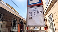 Zastávka tramvají na praské Malé stran od konce ervna oficiáln zmnila své...