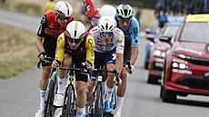 Benjamin Thomas vede ptilenný únik v úvodní etap Tour de France 2025.