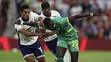 PROTI BELLINGHAMOVI. Malick Diouf ze Slavie v dresu Senegalu zaujal v...