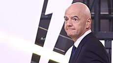 Gianni Infantino, prezident FIFA, bhem mistrovství svta fotbalových klub v...
