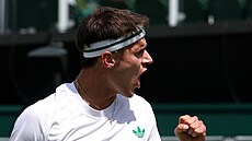 Radost Jakuba Meníka ve druhém kole Wimbledonu