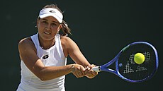 Úder Rusky Kamilly Rachimovové ve tetím kole Wimbledonu
