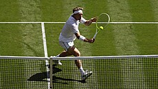 panl Alejandro Davidovich ve tetím kole Wimbledonu