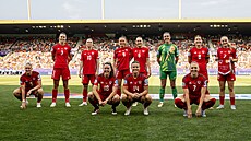 Fotbalistky Walesu p�ed sobotním zápasem s Nizozemskem na Euro 2025. Prohrály...