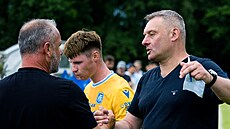 Modrá, 4. 7. 2025, fotbalová píprava FK Teplice - Viagem Ústí nad Labem. ...