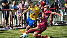 Modrá, 4. 7. 2025, fotbalová píprava FK Teplice - Viagem Ústí nad Labem. Filip...