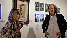 Blanka Chocholová její otec Václav Chochola Frantika Tichého fotografoval, se...