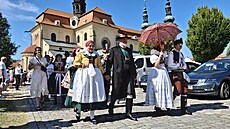 Cyrilometod�jské slavnosti. Ve�er lidí dobré v�le, Velehrad 2025. Pr�vod...