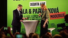 Poslední pedvolební debata premiéra Petra Fialy se konala v Brn. (7. ervence...
