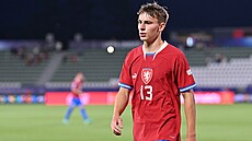 Zamy�lený Kry�tof Dan�k v zápase proti Izraeli