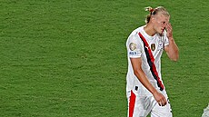 Erling Haaland vstebává poráku Manchesteru City.