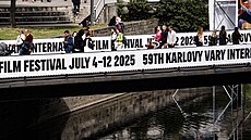 Moment z 59. karlovarského festivalu (8. ervence 2025)