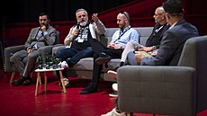 Zábr z debaty KVIFF Talk v Císaských lázních (9. ervence 2025)