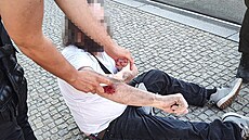 Mladík chtl v centru Plzn po mui, aby mu pjil telefon. Kdy odmítl, napadl...