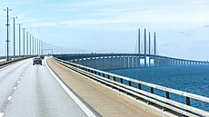 Cesta pes Öresundský most (9. kvtna 2025)