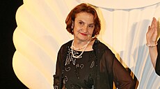 Eva Holubová na Moët party v Karlových Varech (7. �ervence 2016)