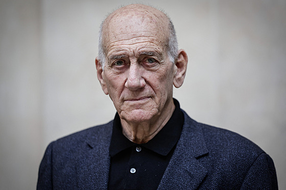 Bývalý izraelský premiér Ehud Olmert (9. ervna 2025)