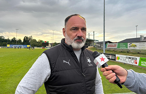 Trenér Slavie Jindich Trpiovský hodnotí poslední dvojzápas Slavie na...
