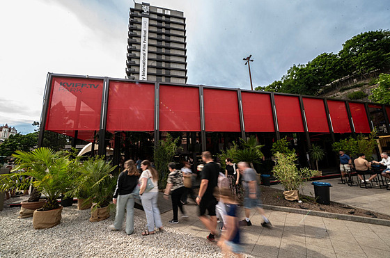 KVIFF.TV Park je oblíbeným místem tisíc návtvník, kteí pijídí na filmový...
