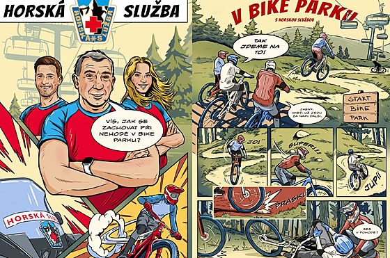 Horská sluba vydala dalí ze série komiks pro dti, tentokrát v nm pojednává...