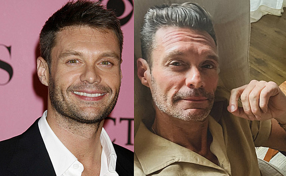 Americký moderátor a producent Ryan Seacrest v letech 2023 a 2025