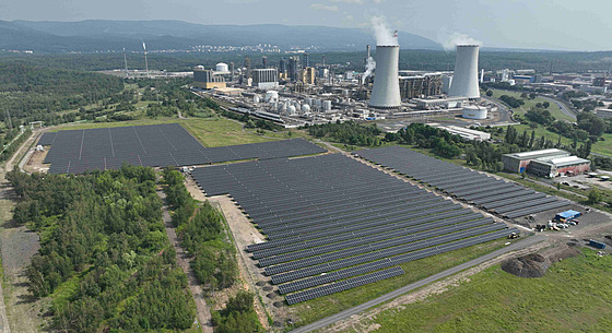 Fotovoltaická elektrárna Záluí u Litvínova