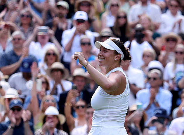 Anisimovová zastavila světovou jedničku, ve finále Wimbledonu vyzve Šwiatekovou