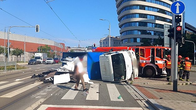 Nehoda na ulici Dornych v Brn (15. ervence 2025)