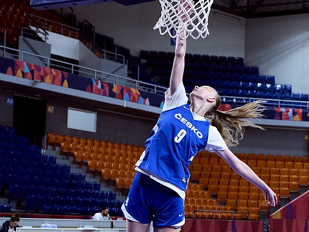 Tereza Pavelcov bhem ppravy na MS U19.