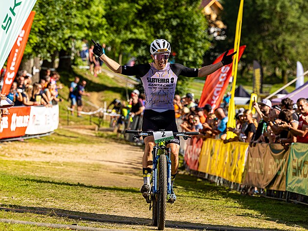 Jan Sska vtz v zvod mu na MR v cross country.